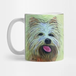 Yorkshire Terrier Abstract Mug